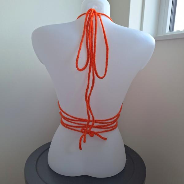 Gehaakt topje 'Pride lesbische vlag'