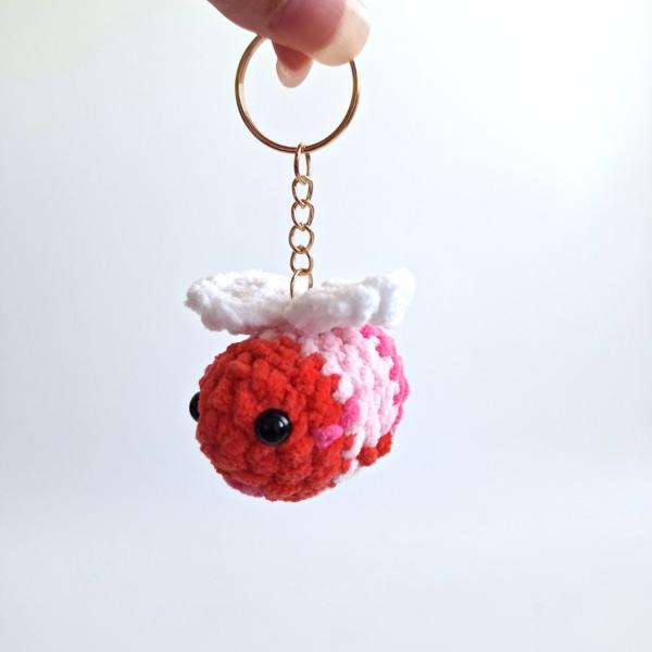 Gehaakte sleutelhanger | Valentijns bij
