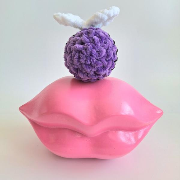 Gehaakte knuffel | Paarse bij