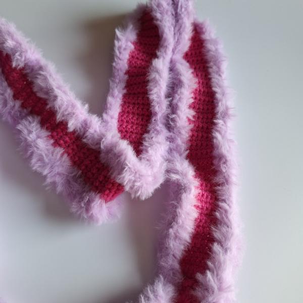 Gehaakte tas | Lila, wijnrood, petrol en fuchsia ster