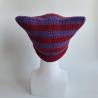 Thumbnail for Gehaakte muts | Paars en wijnrood
