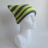 Thumbnail for Gehaakte muts | Limoengroen en grijs