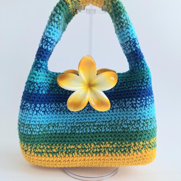 Gehaakte tas tropical | Lagoon