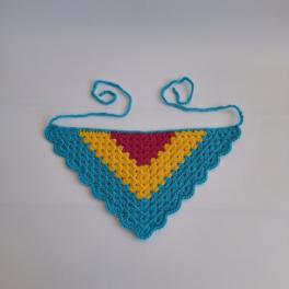 Gehaakte bandana 'Panseksuele vlag'