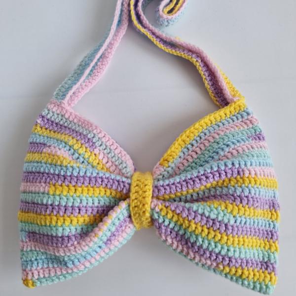 Gehaakte strik tas | Pastel