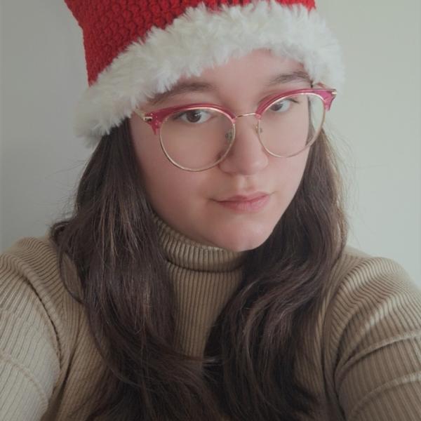 Gehaakte muts met imitatiebont | Santa