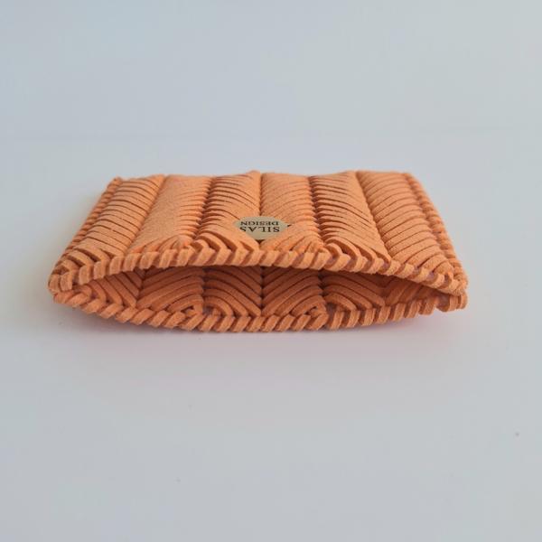 Geweven pasjeshouder | Oranje