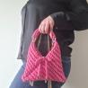Thumbnail for Gehaakte crossbody tas | Barbie roze