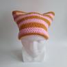 Thumbnail for Gehaakte muts | Lichtroze en oranje