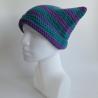 Thumbnail for Gehaakte muts | Paars en petrol