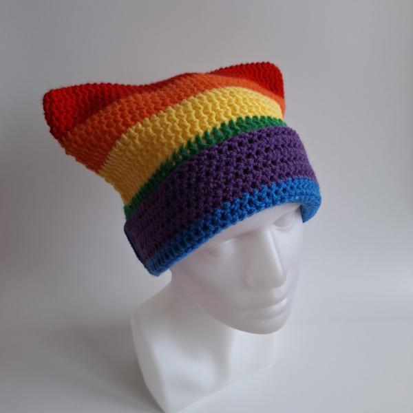 Gehaakte muts | Pride regenboog vlag