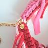 Thumbnail for Gehaakte crossbody tas | Rood en roze