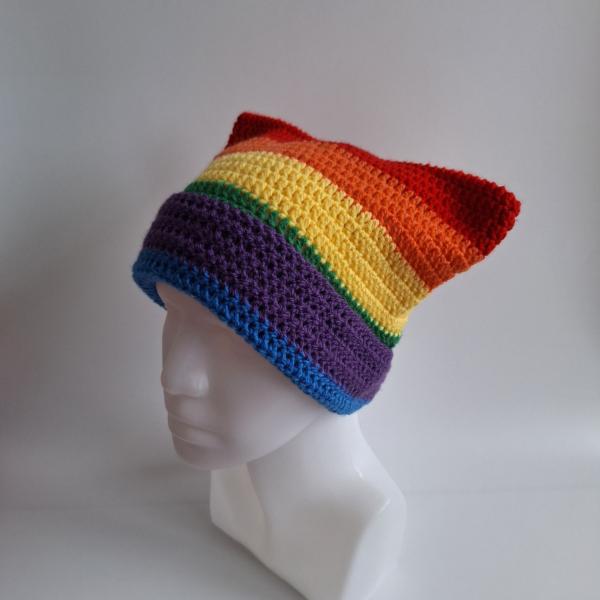 Gehaakte muts | Pride regenboog vlag