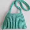 Thumbnail for Gehaakte chunky tas | mintgroen