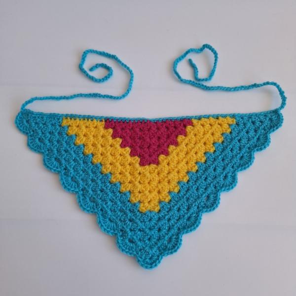 Gehaakte bandana 'Panseksuele vlag'