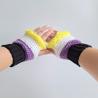Thumbnail for Gehaakte handschoenen - gehaakte vingerloze handschoenen | Non-binary Pride vlag