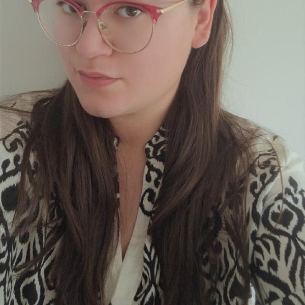 Gehaakte bandana | Crème, lichtbruin, zwart en oranje