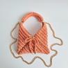 Thumbnail for Gehaakte crossbody tas | Glitter oranje