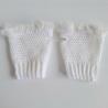 Thumbnail for Gehaakte handschoenen - gehaakte vingerloze handschoenen | Wit