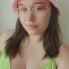 Thumbnail for Gehaakte bucket hat 'Wit, roze en groen'