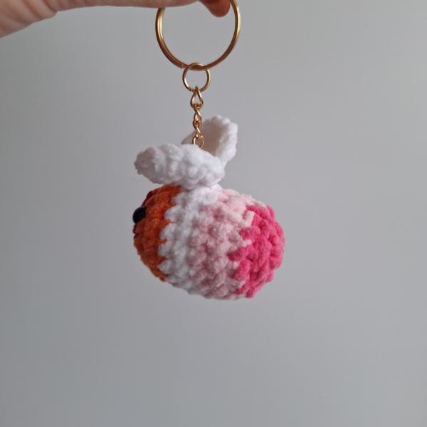 Gehaakte sleutelhanger 'Lesbische bij'