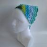 Thumbnail for Gehaakte bandana 'Mintgroen, turquoise en donkergroen'