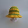 Thumbnail for Gehaakt baby zonnehoedje | Groen en geel