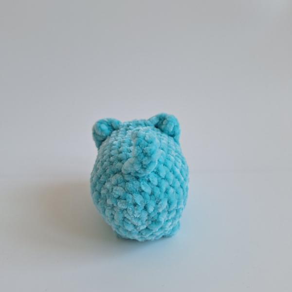 Gehaakte knuffel 'Turquoise kat'