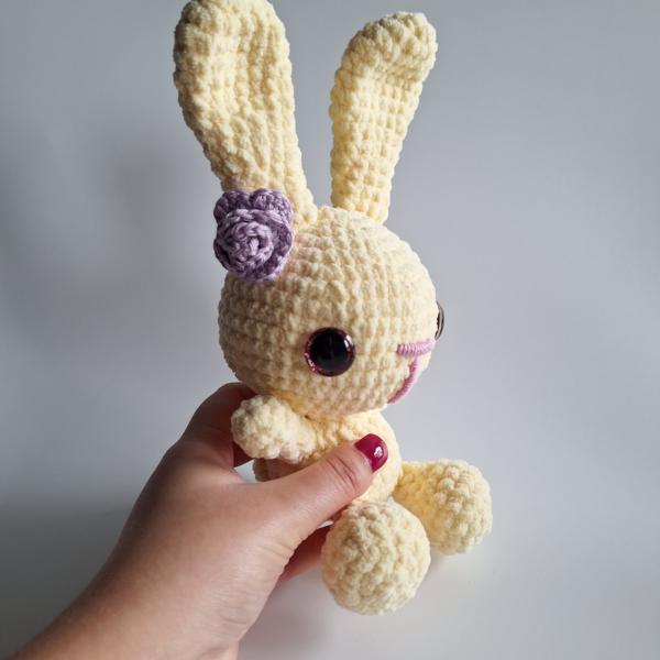 Gehaakte knuffel | Geel konijntje