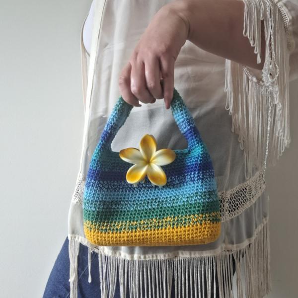 Gehaakte tas tropical | Lagoon