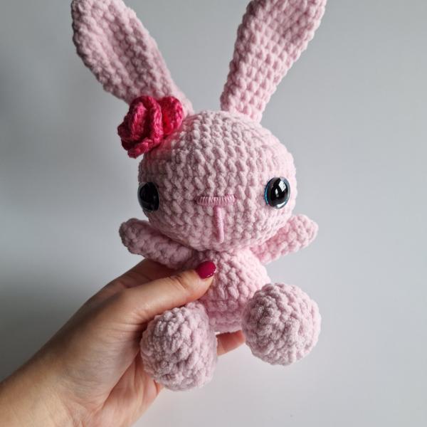 Gehaakte knuffel | Roze konijntje