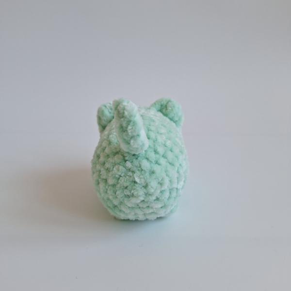 Gehaakte knuffel 'Groene kat'