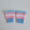 Thumbnail for Gehaakte handschoenen - gehaakte vingerloze handschoenen | Transgender Pride vlag