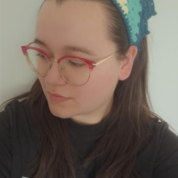 Gehaakte bandana | Mintgroen, pastel geel, turquoise en petrol