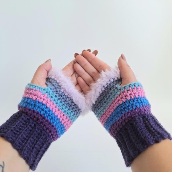 Gehaakte handschoenen - gehaakte vingerloze handschoenen | Coraline vibes