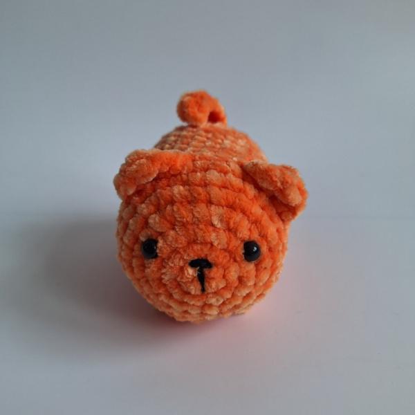 Gehaakte knuffel 'Oranje kat'