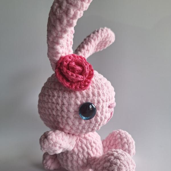 Gehaakte knuffel | Roze konijntje