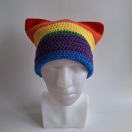 Gehaakte muts | Pride regenboog vlag
