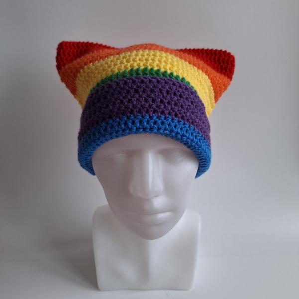 Gehaakte muts | Pride regenboog vlag