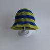 Thumbnail for Gehaakt baby zonnehoedje 'Groen en blauw'