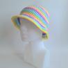 Thumbnail for Gehaakte bucket hat | Pastel regenboog