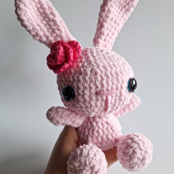 Gehaakte knuffel | Roze konijntje