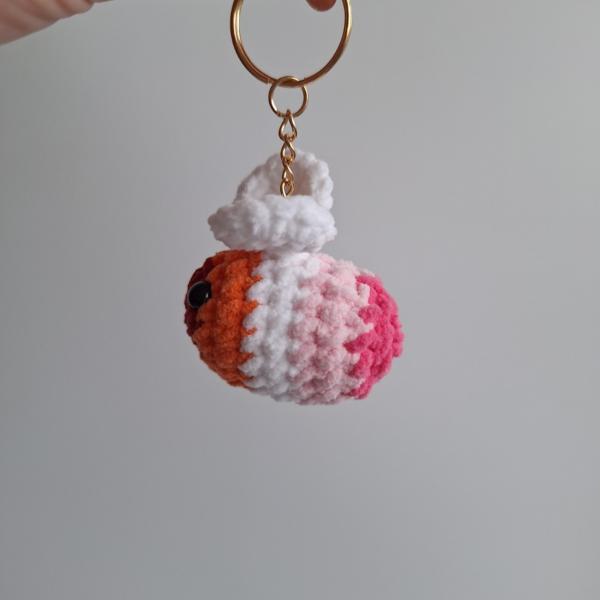 Gehaakte sleutelhanger 'Lesbische bij'