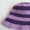 Thumbnail for Gehaakt baby zonnehoedje 'Paars en lila'