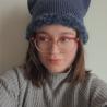 Thumbnail for Gehaakte muts met imitatiebont | Denim Blauw