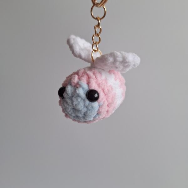 Gehaakte sleutelhanger 'Transgender bij'