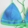 Thumbnail for Gehaakt topje | Blauw en groen