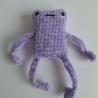 Thumbnail for Gehaakte knuffel 'Lila kikker'