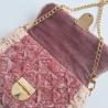 Thumbnail for Geweven crossbody tas | Mauve en beige