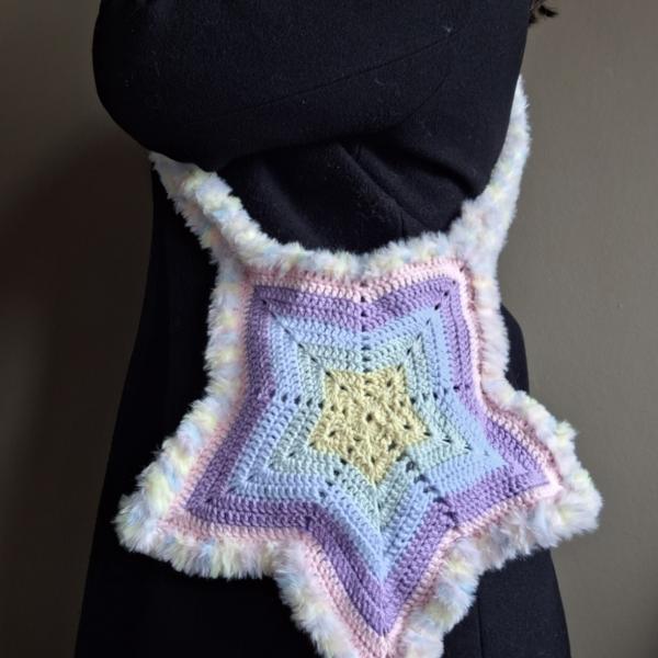 Gehaakte tas | Pastel ster